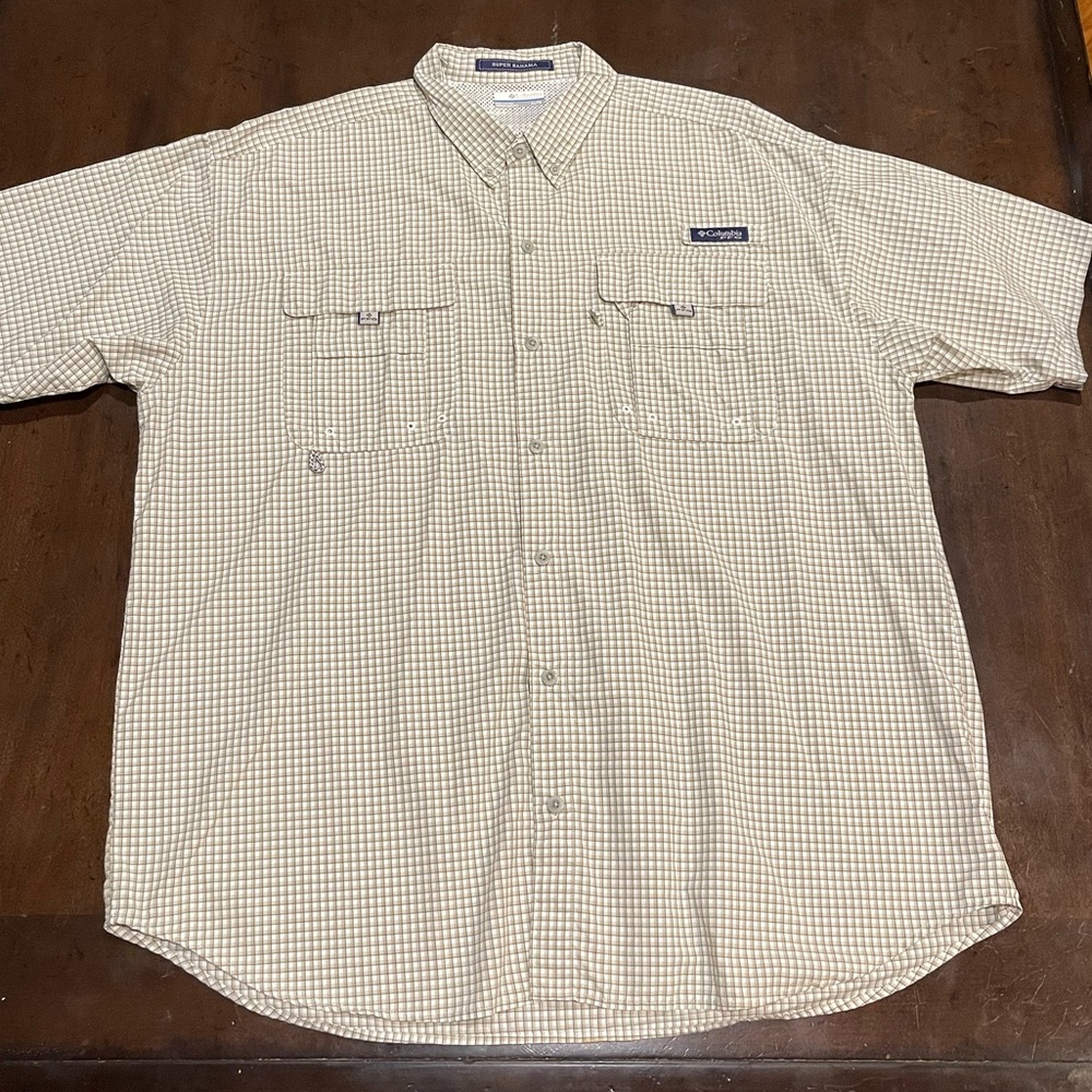 Men’s XL, Columbia PFG (Performance Fishing Gear), Omni-Shade, Super Bahama
